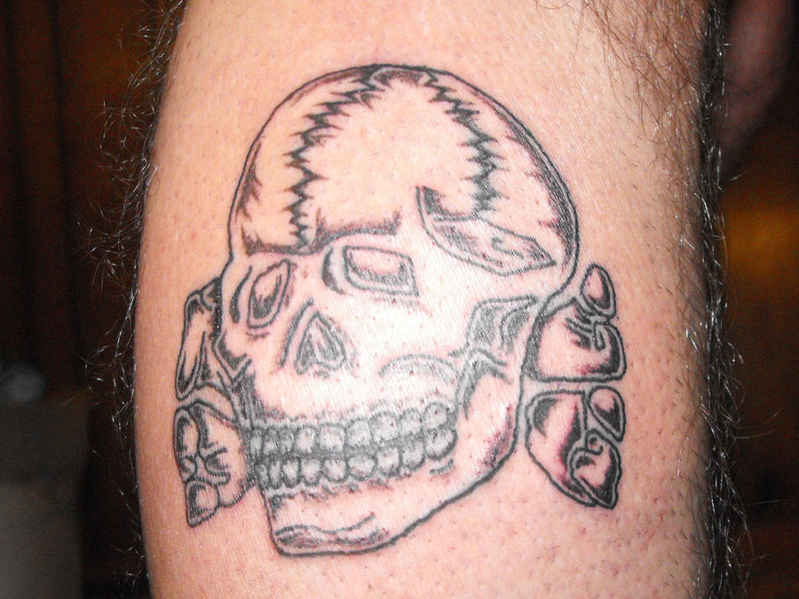 My Totenkopf Tattoo by ~Mokavu on deviantART