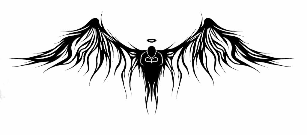Lonely Love Angel Tattoo by Vipermod on deviantART