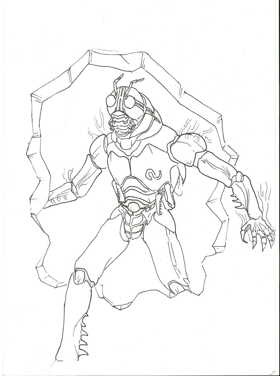 kamen rider coloring pages - photo #38