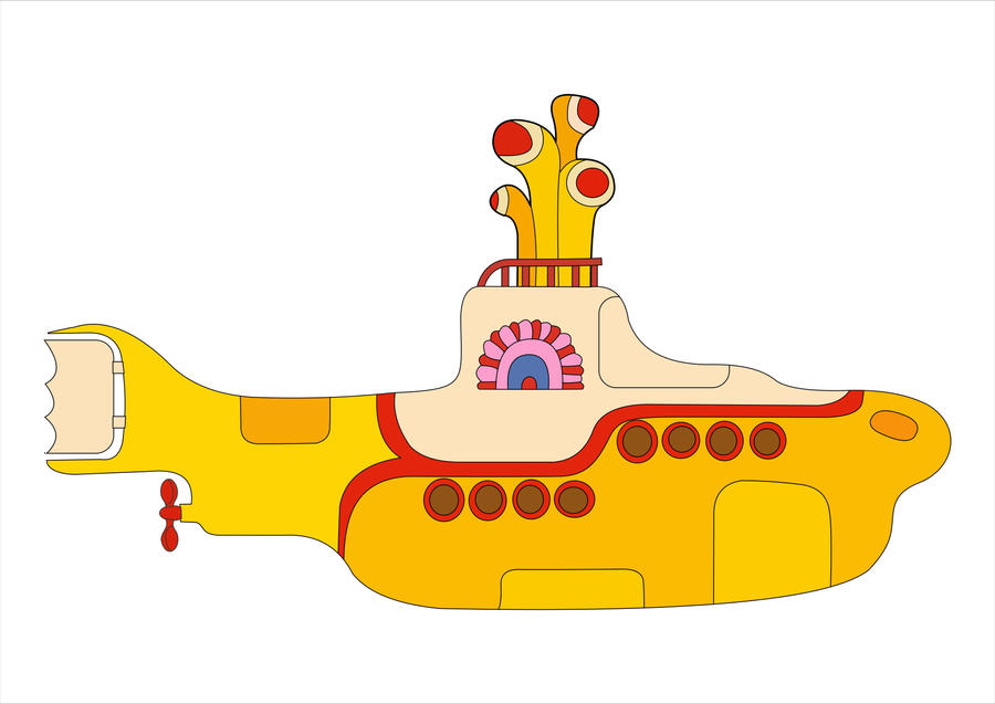 clipart yellow submarine - photo #1