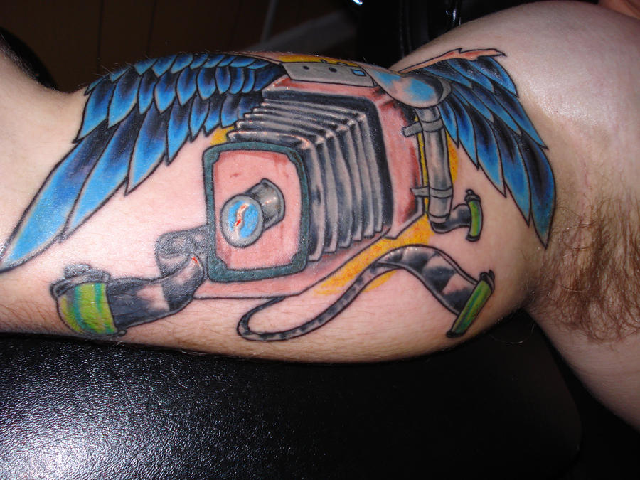 camera tattoo by ~charlesbronson777 on deviantART