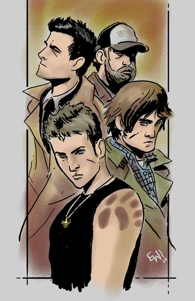Supernatural - The Crew by EryckWebbGraphics