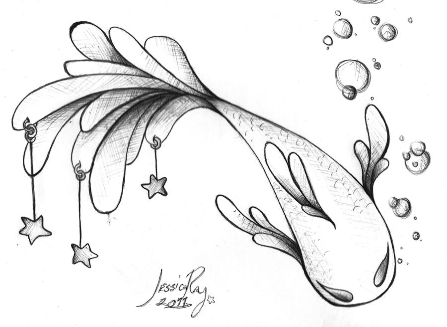 Koi Fish sketch by JesseRayus on deviantART