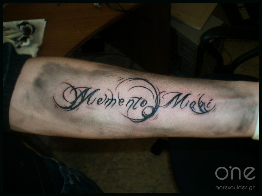 memento tattoo. Memento Latin Tattoo