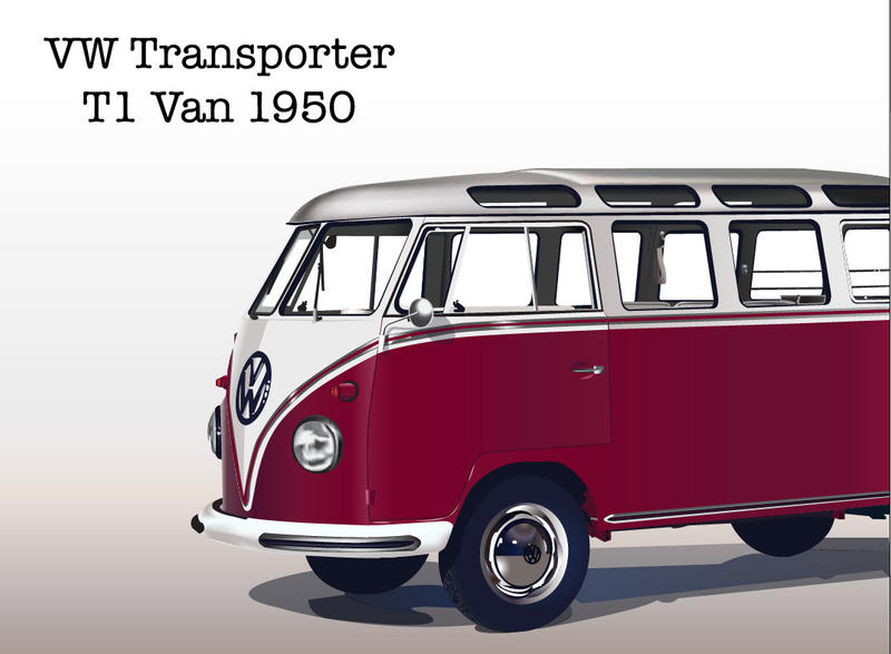 VW Transporter T1 Van 1950 by spanishskull on deviantART