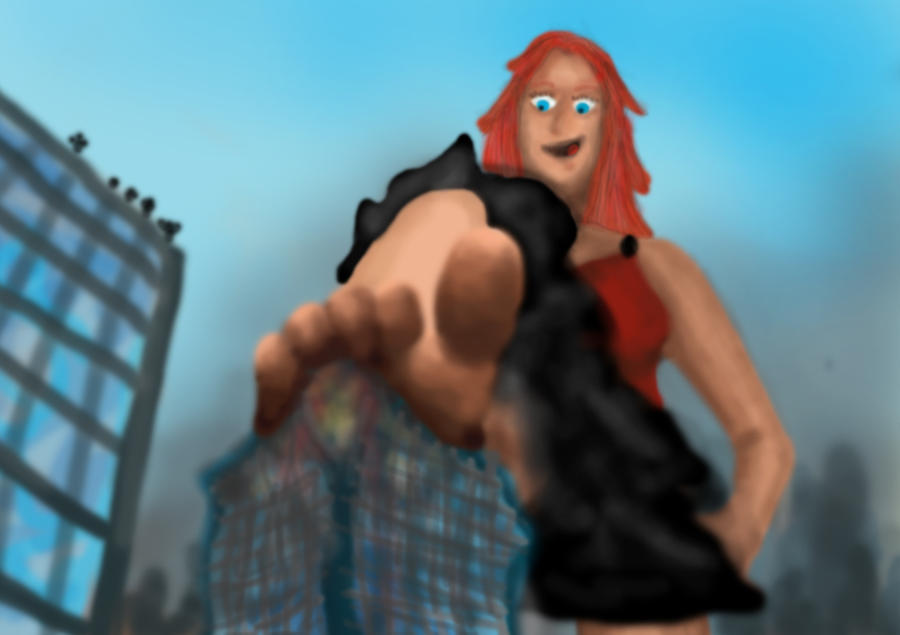 Giantess in the city by Riviera4 on deviantART