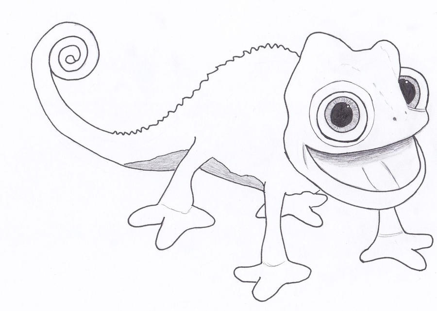 tangled pascal coloring pages - photo #19