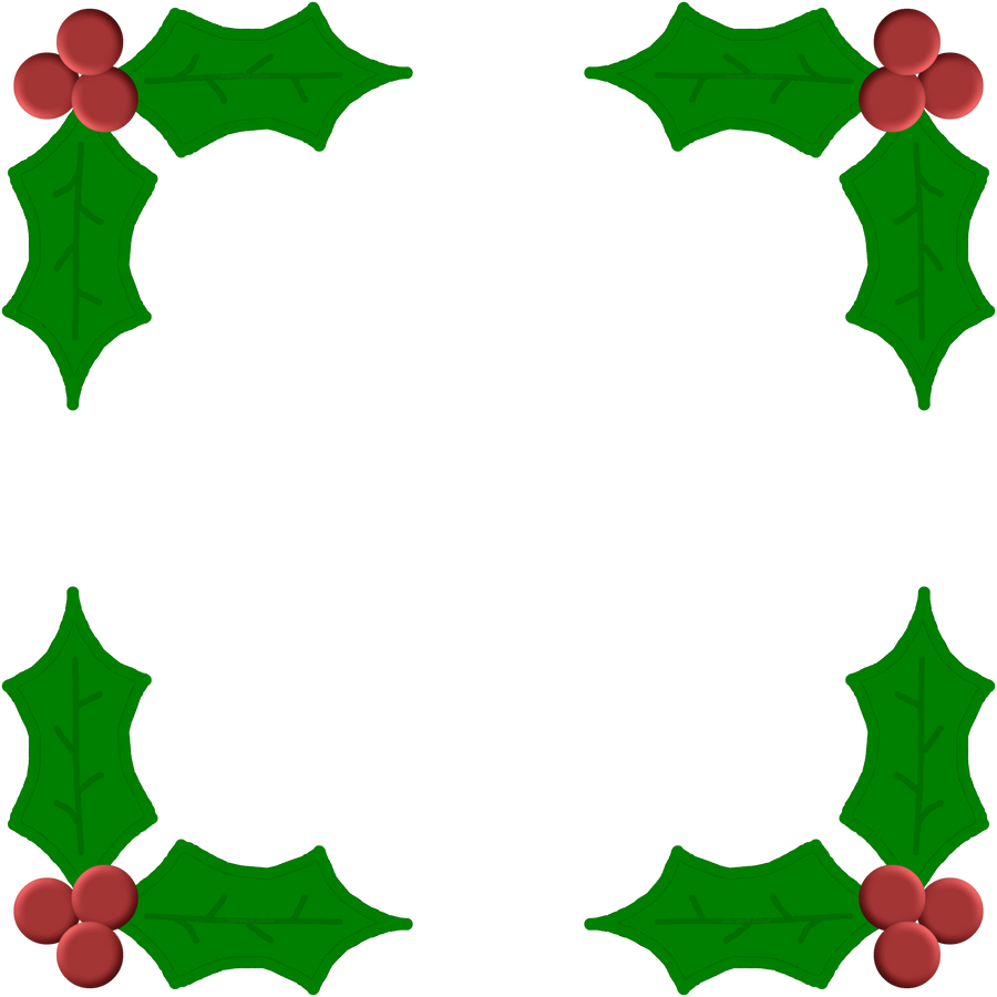 clipart of christmas holly - photo #27