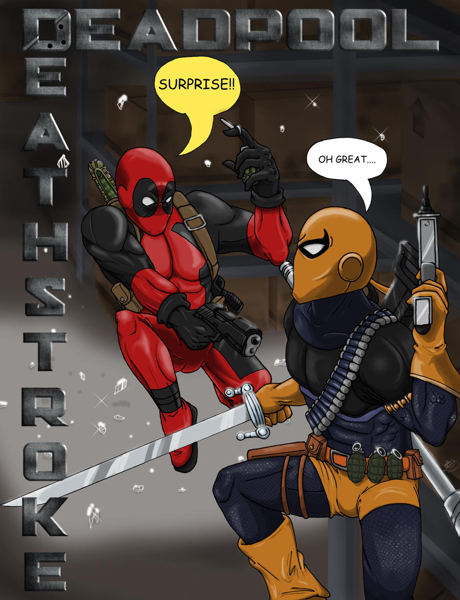 Deadpool vs. Deathstroke by Atomi-Cat on DeviantArt