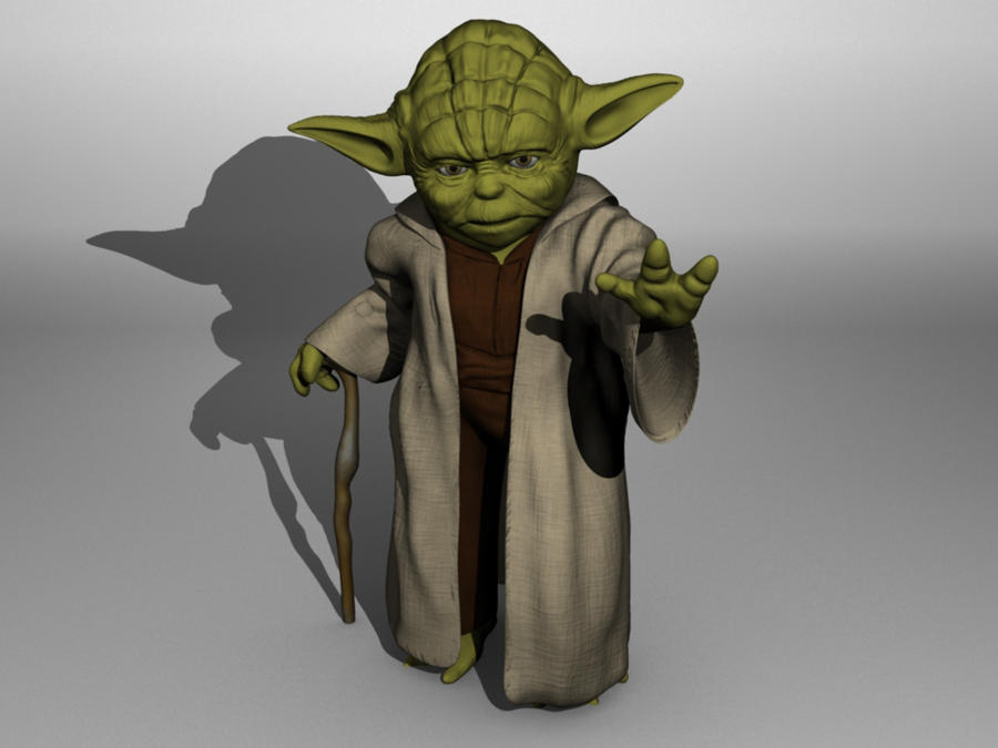 Yoda 3D Render by EmreTanirgan on DeviantArt
