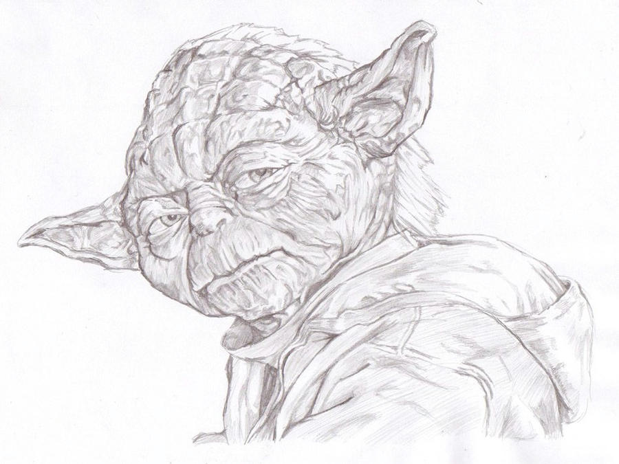 Yoda drawing by propsofprophecy on DeviantArt