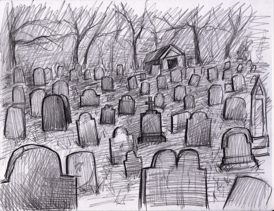 Graveyard study 9-28 by myconius on DeviantArt