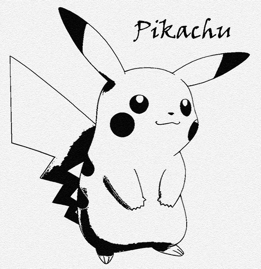 Pikachu Stencil by CrimsonAnchors on DeviantArt