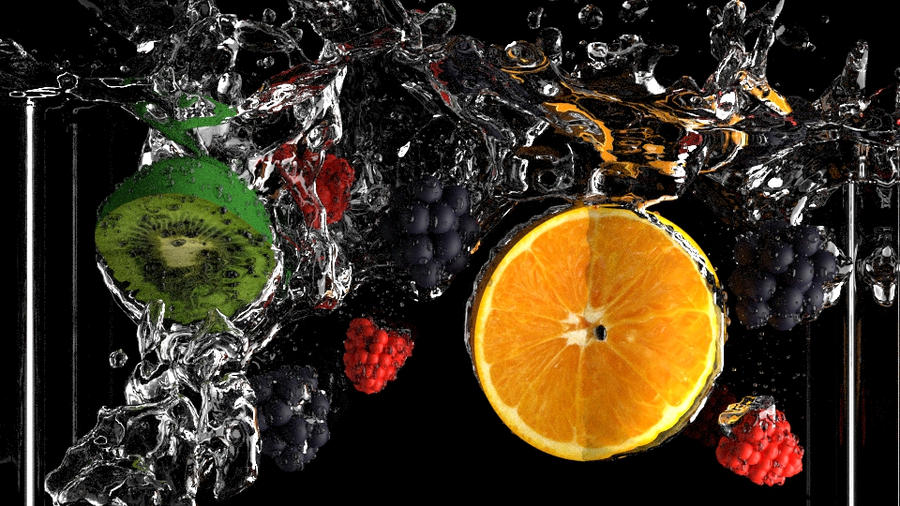 Create a Photorealistic Fruit Splash in Blender -