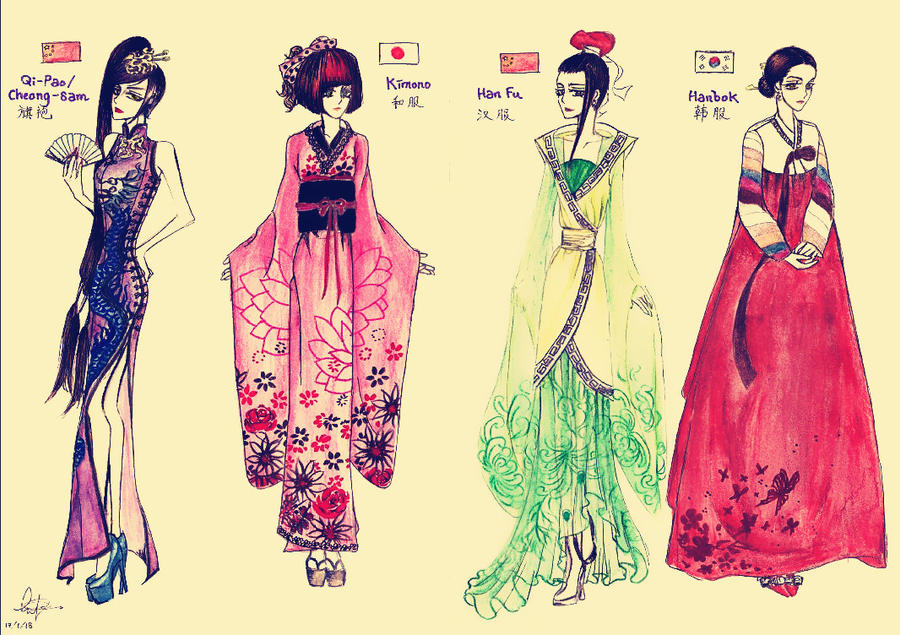 Asian Traditional Clothes 23