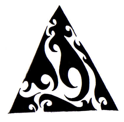Tribal Triangle Tattoo by isisfiredancer on deviantART