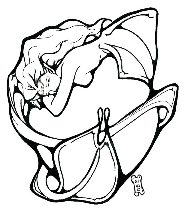 Mermaid Tattoo 2 by ~bishounenhunter on deviantART