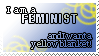Feminist Stamp by windinmysails