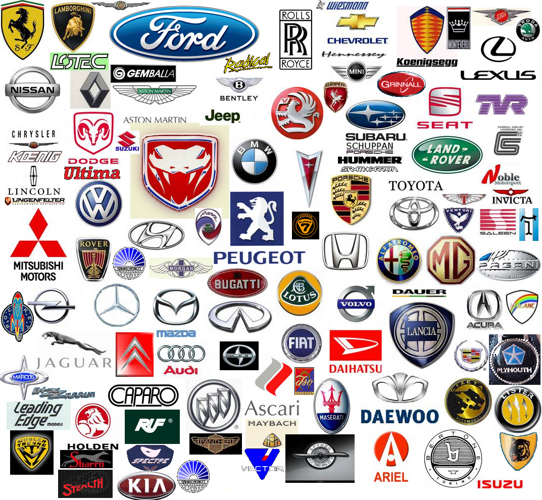 automerkkien logot