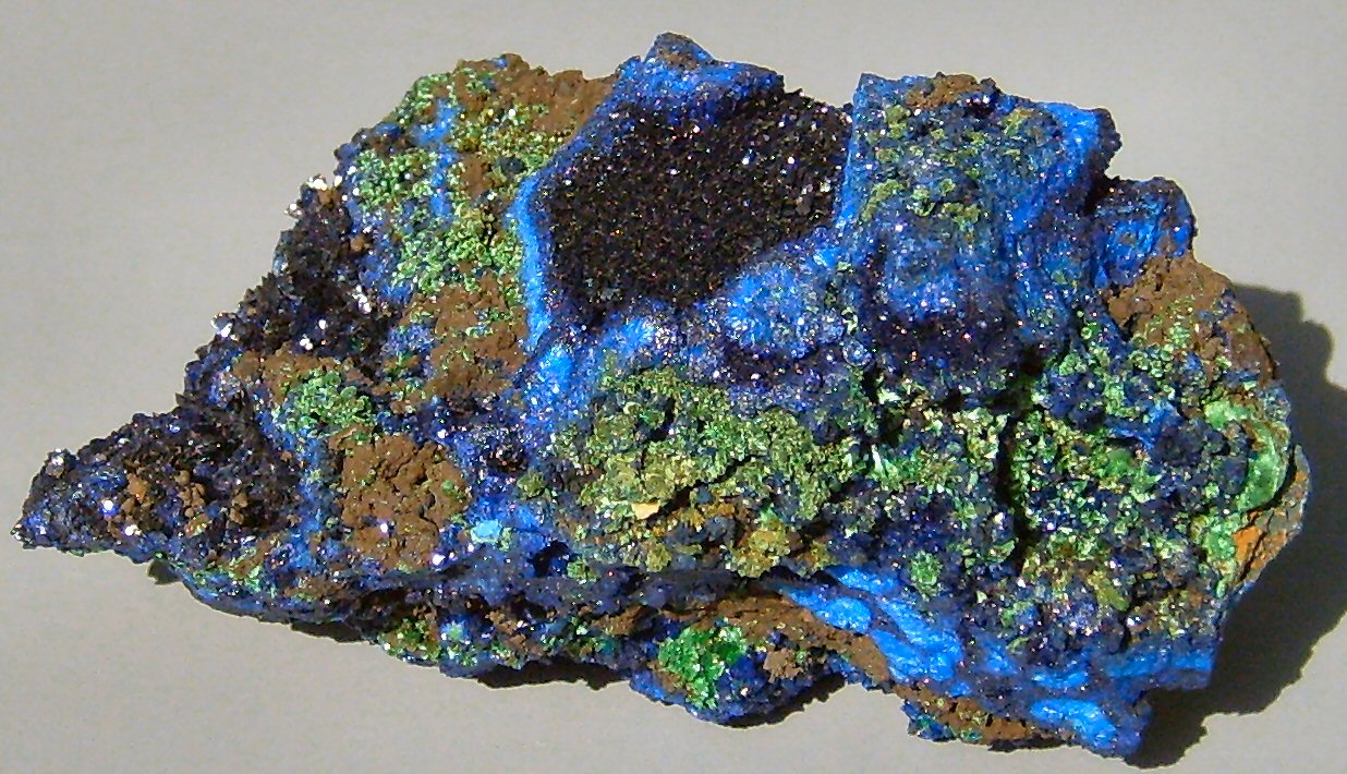 azurite and malachite | Edelstenen, Mineralen, Beautiful