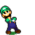Luigi Showing His Pet