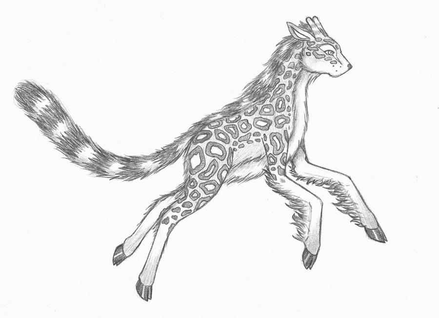 Giraffe+Snow Leopard Hybrid by ShadOBabe on DeviantArt