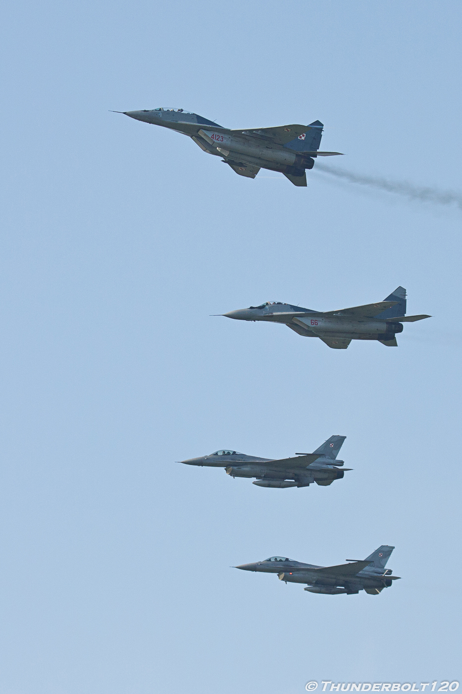 2x Mig-29 and 2x F-16