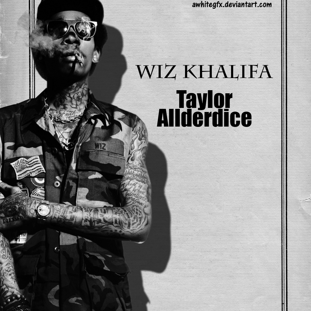 Wiz Khalifa - Taylor Allderdice by awhitegfx on DeviantArt