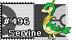 Pokemon Stamp: Servine by SD-DreamCrystal