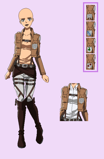 Base 72 Attack On Titan Uniform Youngerfemalever By Rainfall