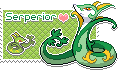 Serperior Stamp by Lugia-sea