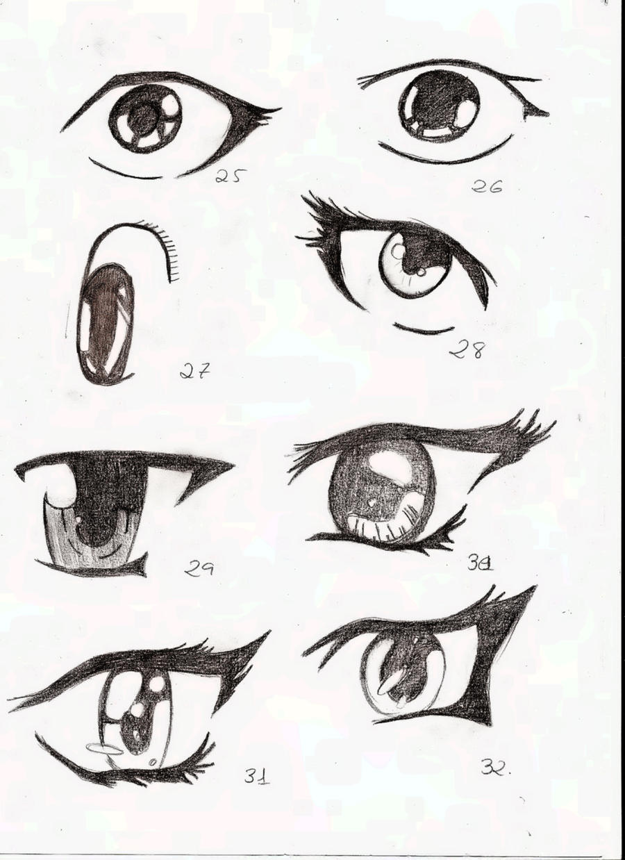 Manga eyes 3 by Capolecos on deviantART