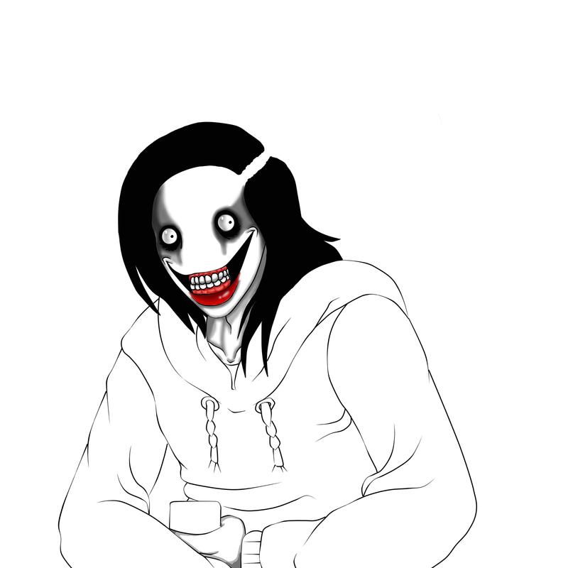 jeff the killer coloring pages