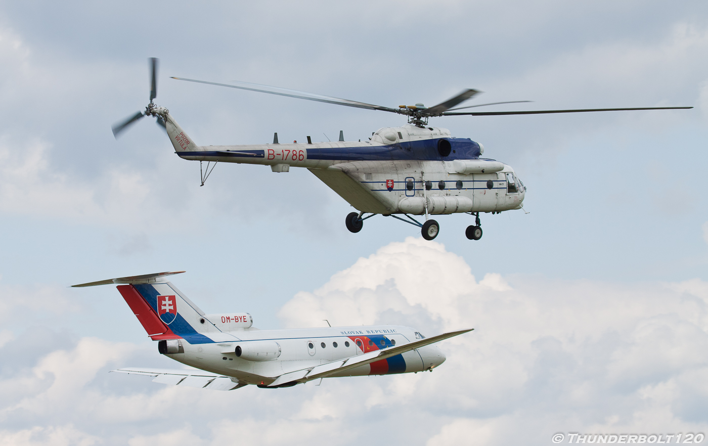 Yak-40 and Mi-171