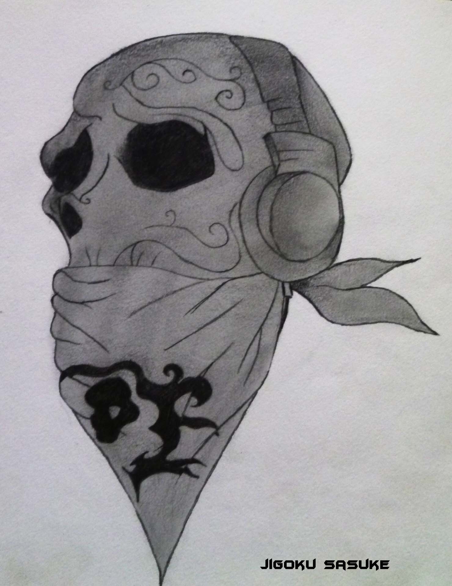 Bandana skull by Taku-Sunatori on deviantART