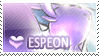 Animated Espeon Stamp by SilverDolphin324
