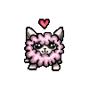 Animated Alpaca Puff Heart - Animated by RinnWorks