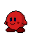 Red Kirby by Jackaloops