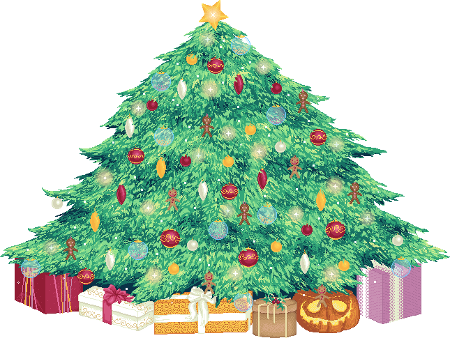 Pixel Christmas Tree by UszatyArbuz
