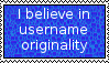 Username Originality Stamp by DossiumGraphics