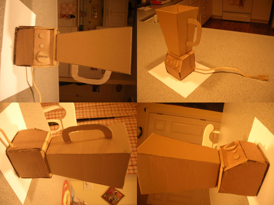 Cardboard Blender by paul281f on DeviantArt