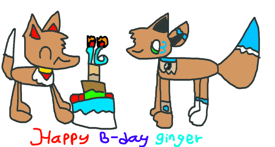 Gift : Happy Birthday Ginger by MiikoloveMew on DeviantArt