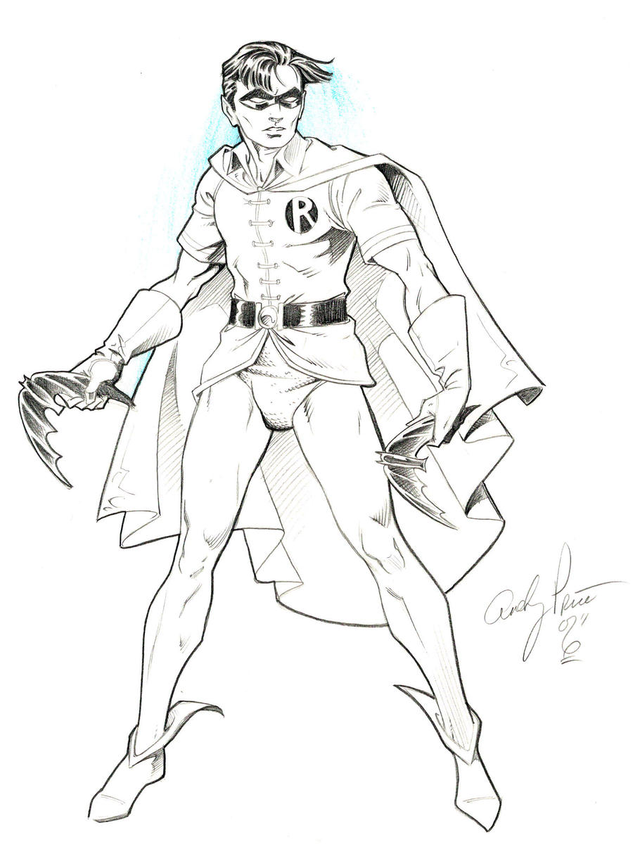 coloring pages batman robin - photo #5