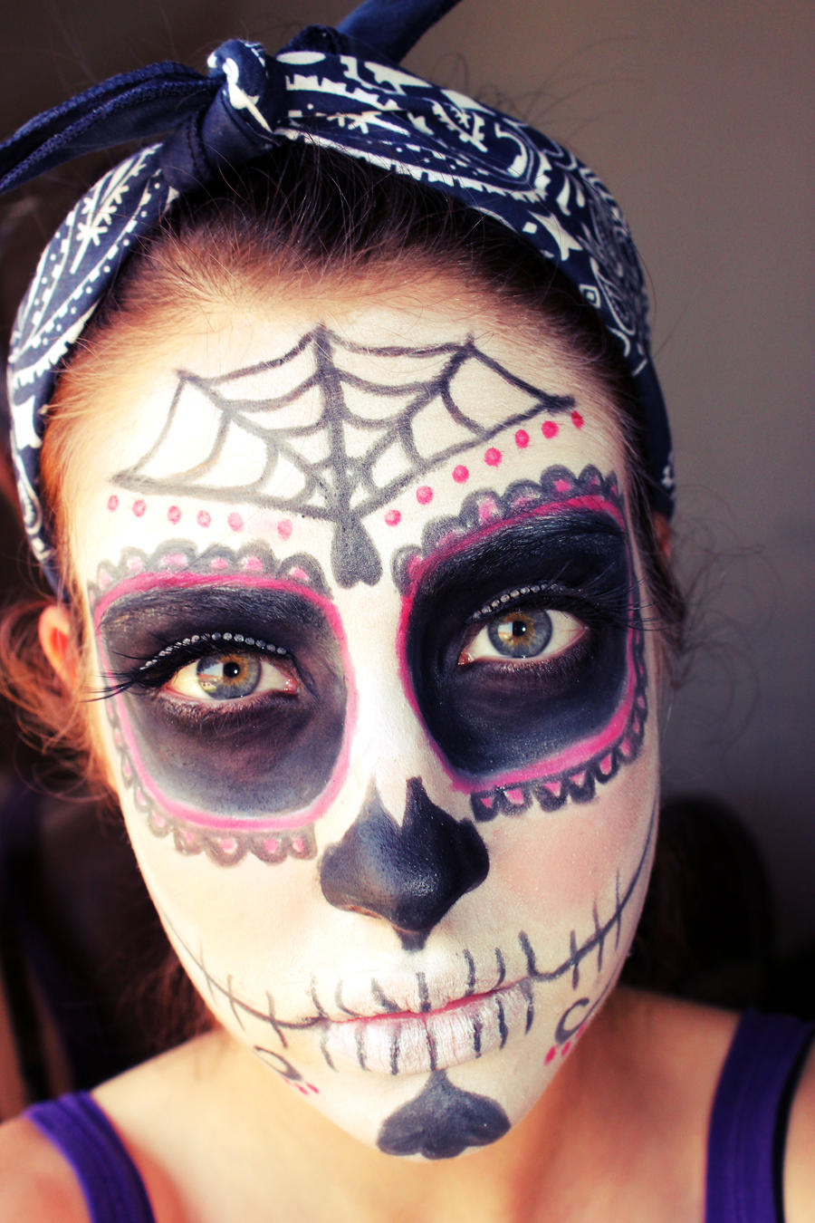 Candy Skull Makeup by ScarletWarmness on DeviantArt