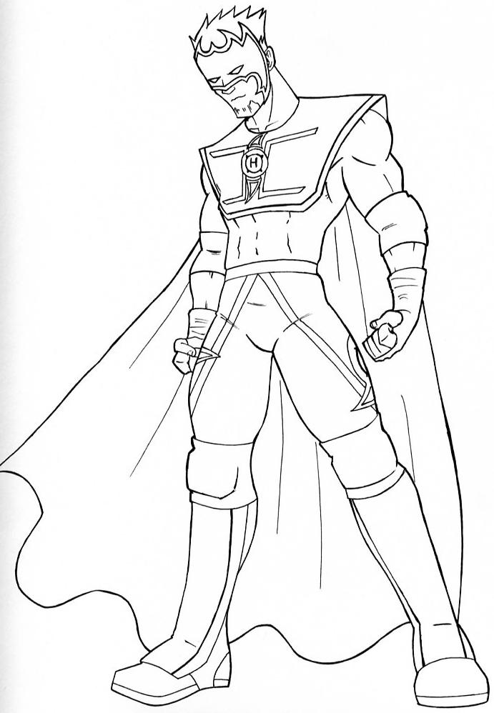Coloring Pages Of Wwe Kane Coloring Pages
